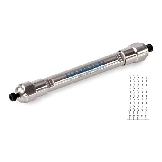 Hamilton 79889 HxSil C18 HPLC Column, 3 Micron, Reversed Phase, Silica Packing Material, 100 Angstrom, 2.1 x 50mm, Stainless Steel