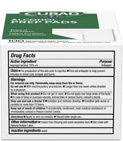 Alcohol Prep Pads - 100CT or 20 CT