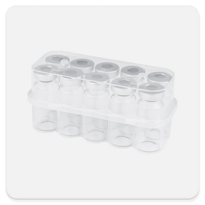 Vial Storage Box - Holds 10 - 10ML Vials