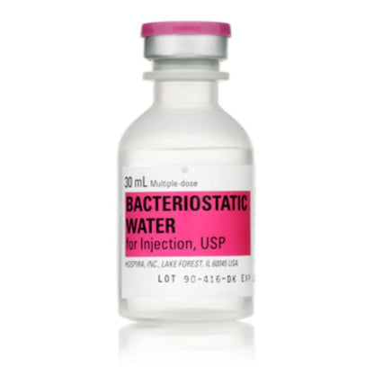 Hospira Bacteriostatic Water 0.9% Solution MDV 30mL No Mercury Sterile FTV