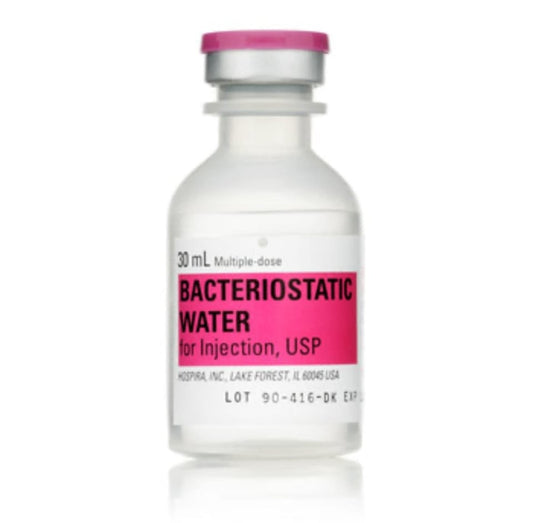 Water Bacteriostatic IV Injection Solution MDV 30mL No Mercury Sterile FTV