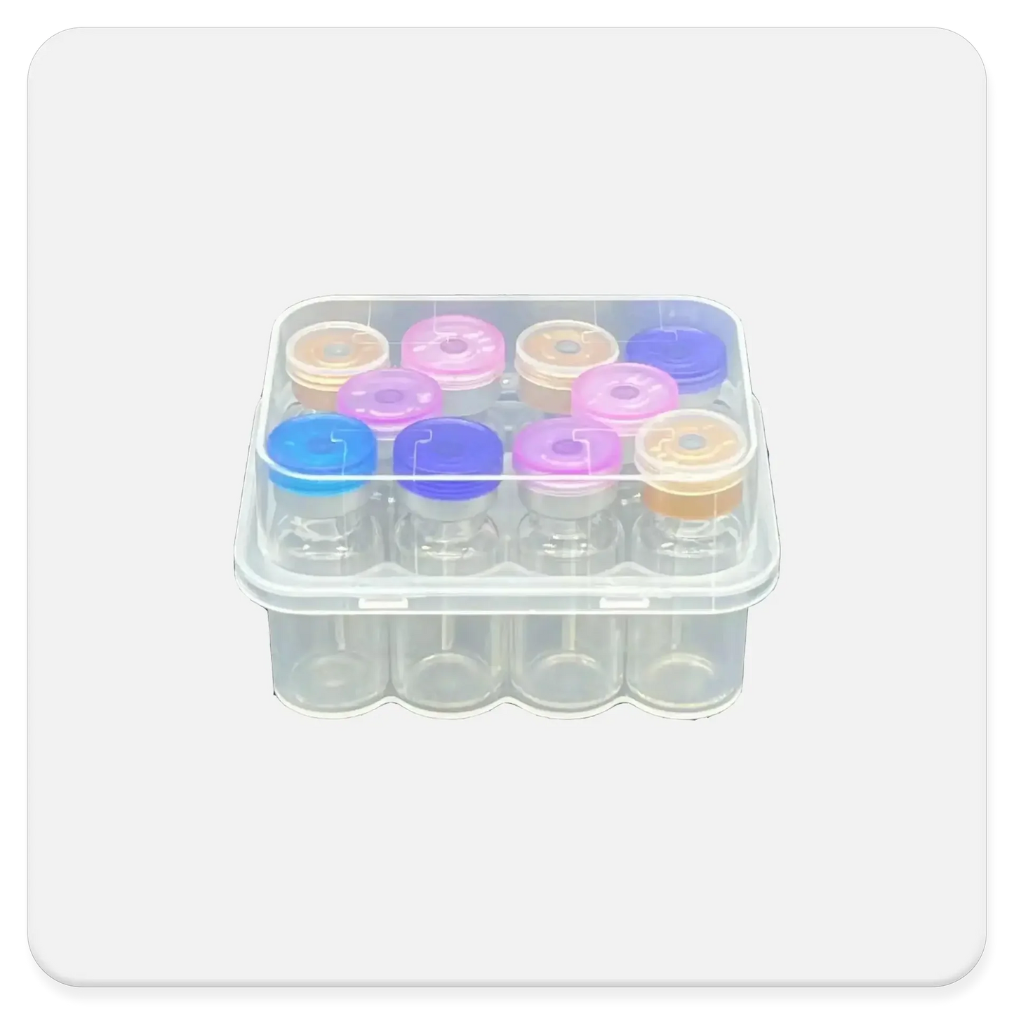 Vial Storage Box - Holds 10 - 3ML Vials