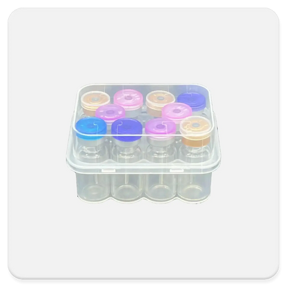 Vial Storage Box - Holds 10 - 3ML Vials