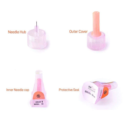 Pen Needles for our V2 Peptide Pen - 31 Gauge, 5/16”, 8mm - 10 PACK