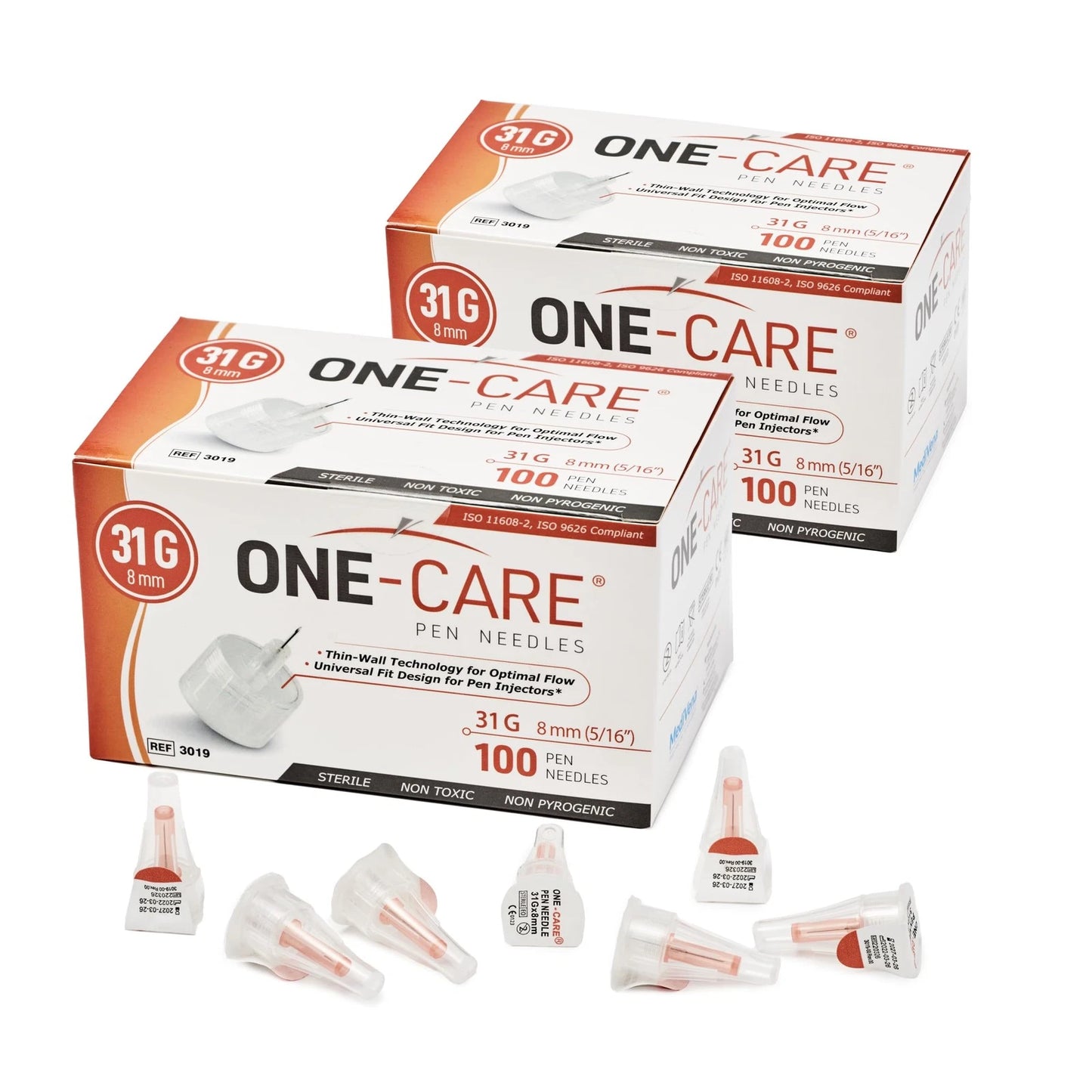Pen Needles for our V2 Peptide Pen - 31 Gauge, 5/16”, 8mm - 10 PACK