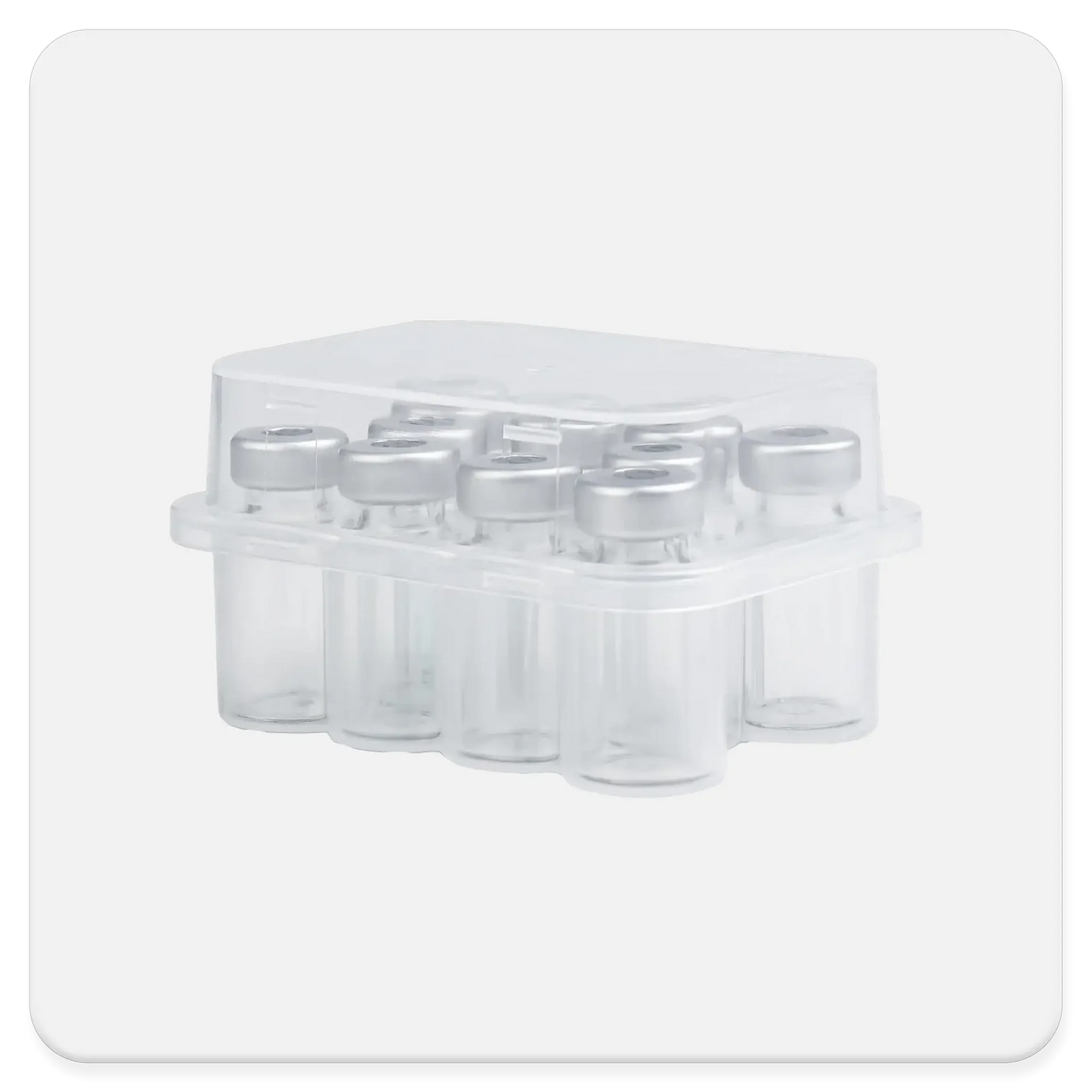 Vial Storage Box - Holds 10 - 3ML Vials