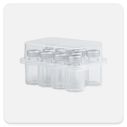 Vial Storage Box - Holds 10 - 3ML Vials