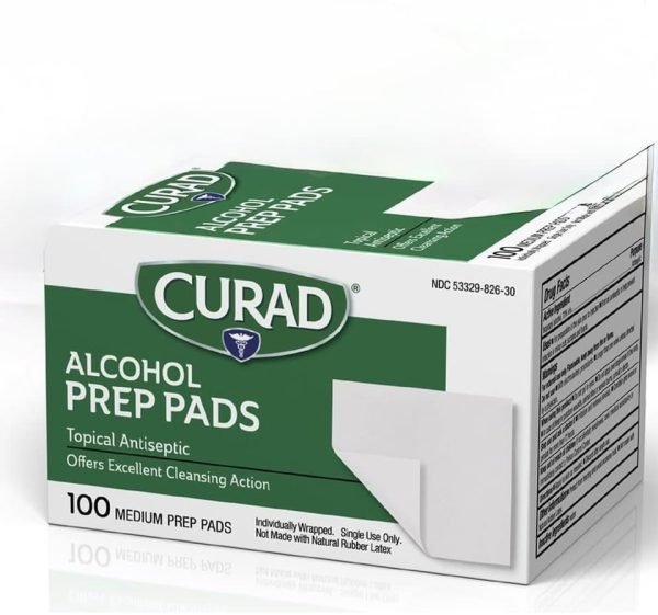 Alcohol Prep Pads – 100CT or 20 CT