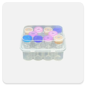 Vial Storage Box – Holds 10 – 3ML Vials