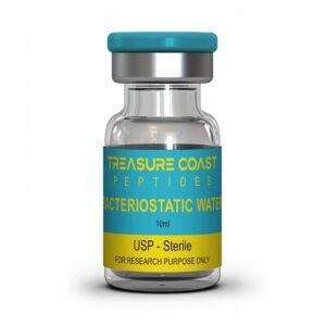 Bacteriostatic Water 0.9% laboratory research solution vial