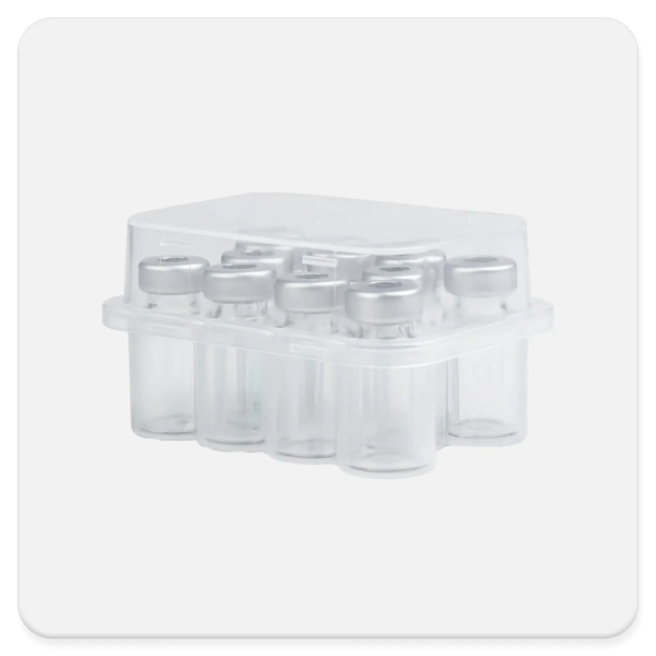 Vial Storage Box - Holds 10 - 3ML Vials