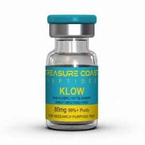KLOW - BPC-157 / TB-500 / KPV / GHK-Cu Blend – 80mg (10mg / 10mg / 10mg / 50mg)